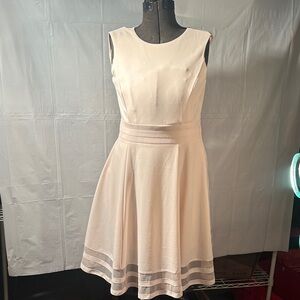 Calvin Klein Cream Midi Dress
